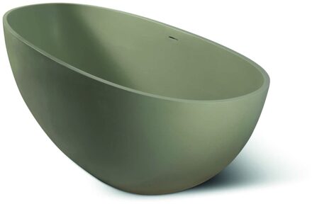 Vrijstaand Bad Luca Sanitair Vasca Solid Surface 180x80x60 cm incl. Afvoerset Cachmire Groen