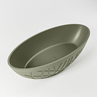 Vrijstaand Bad MONDIAZ HOLM 180x85cm Kleur Army / Army