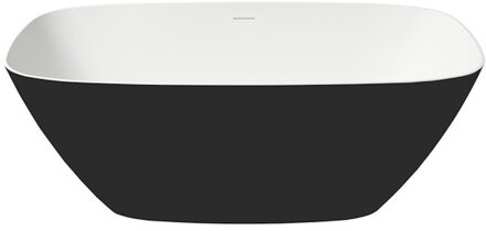 Vrijstaand Ligbad Zydra Arenal 150x72 cm Negro Zwart