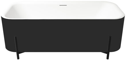 Vrijstaand Ligbad Zydra Aura 75x170 cm Negro Zwart