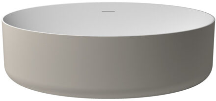 Vrijstaand Ligbad Zydra Elipse 176x81 cm Natural Beige