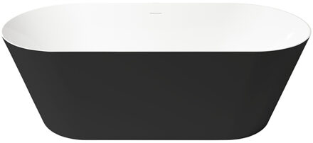 Vrijstaand Ligbad Zydra Leman 75x170 cm Negro Zwart