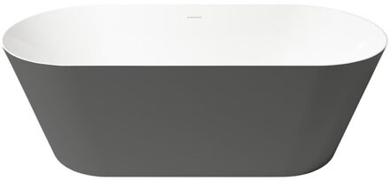 Vrijstaand Ligbad Zydra Leman 75x170 cm Titanio Grijs