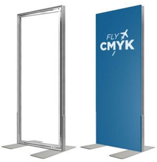 Vrijstaand textielframe bestellen - speciaal op maat gemaakt en snel geleverd drukken