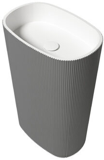 Vrijstaande Waskom Zenon Olympia 55x36 cm Titanio Zenon