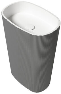 Vrijstaande Waskom Zydra Olympia 55x36 cm Titanio