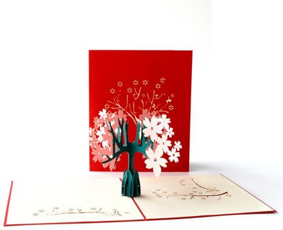 Vrolijk Kerstfeest 3D Kaarten Bruiloft Minnaar Gelukkige Verjaardag Anniversary Wenskaarten Kerstkaarten 3D Handgemaakte Wenskaart