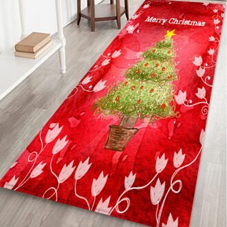 Vrolijk Kerstfeest Welkom Deurmatten Indoor Home Tapijten Decor 40X120Cm Keuken Mat Bad Tapijt Slaapkamer Woonkamer Vloer mat