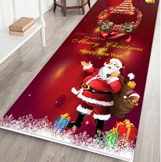 Vrolijk Kerstfeest Welkom Deurmatten Indoor Home Tapijten Decor 40X120Cm Keuken Mat Bad Tapijt Slaapkamer Woonkamer Vloer mat