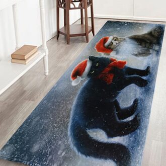 Vrolijk Kerstfeest Welkom Deurmatten Indoor Home Tapijten Decor 40X120Cm Keuken Mat Bad Tapijt Slaapkamer Woonkamer Vloer mat