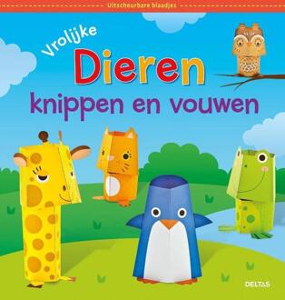 Vrolijke dieren knippen en vouwen -  Znu (ISBN: 9789044766615)