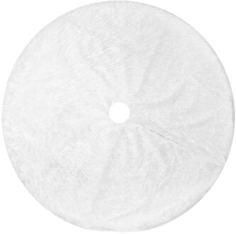 Vrolijke Kerstboom Rok Xmas Effen Ornamenten Ambachtelijke Vloer Tapijt Mat Ronde Pluche Pad Voor Party Kerstboom Decoratie 78cm