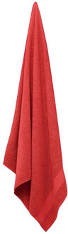 Vrolijke organic katoenen handdoek - maat One size Rood