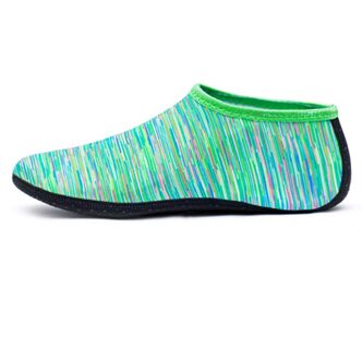 Vrouw Barefoot Sokken Duiken Aqua Sokken Voor Zwemmen Licht Water Schoenen Strand Schoenen Antislip Zwemmen Seaside Sokken groen