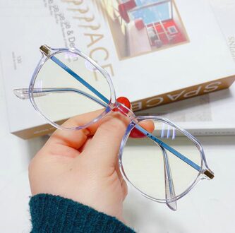 Vrouw Cat Eye Brilmonturen Vrouwen Anti Blauw Licht Computer Bril Mannen Vintage Clear Optische Brillen Bijziendheid Frame 3