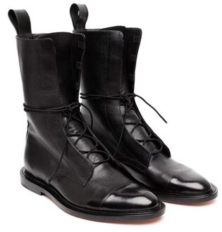 Vrouw Laarzen Winter Vrouwen Schoenen Laarzen Vrouwelijke Vrouwen Schoenen Femmes Bottes Solid Puntschoen Flats Knappe Schoen Bottes 38