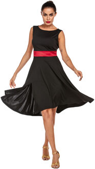 Vrouw Latin Dans Jurk Volwassen Dans Kostuum XS-XL Prijs Rood / L