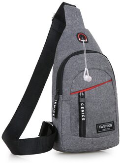 Vrouw & Mannen Messenger Bag Mini Schoudertas Diagonaal Multifunctionele Mobiele Telefoon Zak Outdoor Oortelefoon Pouch Sporttas Grijs