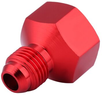 Vrouwelijke AN10 Om AN6 Mannelijke Expander Reducer Druk Adapter Slang Aluminiumlegering Fitting Straight rood
