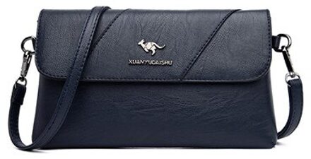 Vrouwelijke Crossbody Tassen Voor Vrouwen Luxe Handtassen Vrouwen Tassen Riem Casual Schoudertassen Blauw