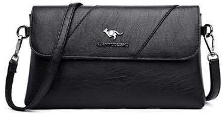 Vrouwelijke Crossbody Tassen Voor Vrouwen Luxe Handtassen Vrouwen Tassen Riem Casual Schoudertassen zwart