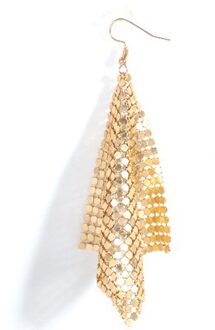 Vrouwen 3 Pcs 1970S Disco Accessoires Disco Set Metalen Sjaal, Bling Oorbellen En Armband