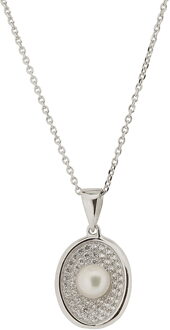 Vrouwen 925 Sterling Zilveren Ketting met Hanger - Zilver ZH-4605