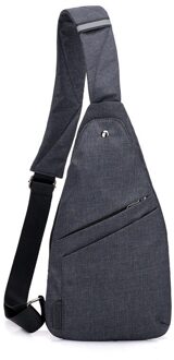 Vrouwen Anti-Diefstal Borst Zak Schoudertas Waterdichte Multi-Pocket Reizen Kleine Tas Vrouwen messenger Bag zwart