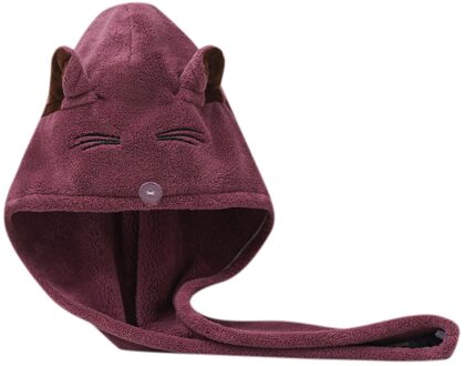 Vrouwen Badkamer Super Absorberende Sneldrogende Dikkere Microfiber Badhanddoek Haar Droog Cap Salon Handdoek Snelle Drogen Haar Handdoek paars