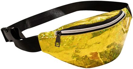 Vrouwen Banaan Heuptas Riem Mannen Waterdichte Zakken Taille Verpakking schouder Fanny Pack heuptas mannen for a smartphone Borst Zak g1 geel