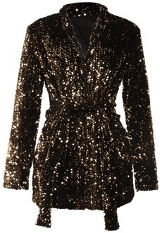 Vrouwen Basic Jacket Vrouwen Lange Mouwen Effen Losse Mode Sequin Clubwear Party Jas Vest Jas Slim Cool Lady Jacket