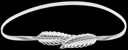 Vrouwen Blad Riem Metalen Bladeren Buikband Sluiting Front Stretch Tailleband Goud Zilver elastische Taille Riem Bladeren Ketting Riem