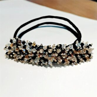 Vrouwen Bloem Donut Bun Maker Kristal Lint Diy Haar Stijl Maken Gereedschap Koreaanse Mode Stijl Haar Krultang Accessoires 5