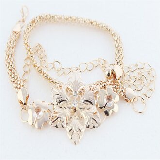 Vrouwen Bloemen Gouden Taille Keten Riem Vrouw Jurk Metalen Gouden Zilveren Zon Riem Mode Dames Luxe Riemen