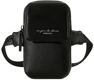 Vrouwen Borst Pakken Tas Hip Hop Banaan Riem Tas Mini Crossbody Bags Vrouwelijke Pu Lederen Taille Zakken telefoon Purse Pocket zwart