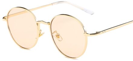 Vrouwen Brillen Ovale Rose Legering Frame Print Vrouwen Optische Clear Len Bril Unisex Brillen Frames Voor Man goud kader bruin