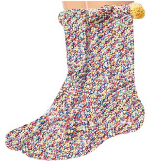 Vrouwen Cake Sokken Koraal Fluwelen Cake Vloer Sokken Slapen Sokken Kerst Vrouwen Meisjes Dikker Bed Slapen Sokken Fluffy Warm