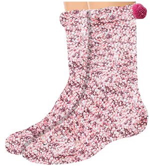 Vrouwen Cake Sokken Koraal Fluwelen Cake Vloer Sokken Slapen Sokken Kerst Vrouwen Meisjes Dikker Bed Slapen Sokken Fluffy Warm