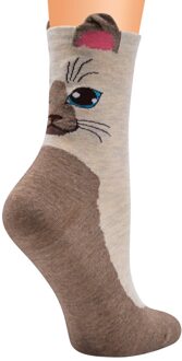 Vrouwen Casual Animal Print Katoen Patroon Dame Sokken Buis Mode Comfortabele Sokken Herfst Winter Kostuum Dames Женские Носки