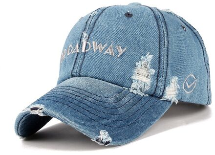 Vrouwen Cowboy Hoed Mode Distress Brief Borduurwerk Lente Zomer Snapback Vrouwelijke Katoenen Zonneklep Jongen Meisje Baseball Cap Sliver