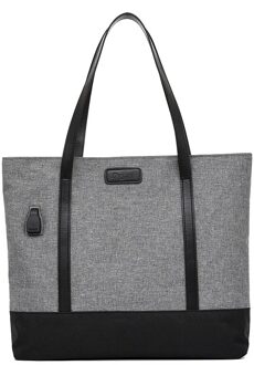 Vrouwen Dagelijks Canvas Schoudertassen Big Size Vintage Reizen Tote Grote Capaciteit Vrouwen Handtas Solid Casual Multifunctionele Bolsos donker grijs