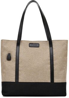 Vrouwen Dagelijks Canvas Schoudertassen Big Size Vintage Reizen Tote Grote Capaciteit Vrouwen Handtas Solid Casual Multifunctionele Bolsos khaki