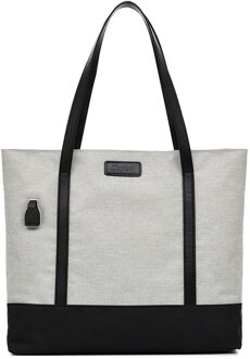 Vrouwen Dagelijks Canvas Schoudertassen Big Size Vintage Reizen Tote Grote Capaciteit Vrouwen Handtas Solid Casual Multifunctionele Bolsos licht grijs