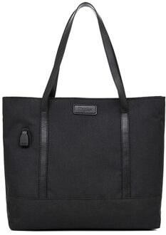 Vrouwen Dagelijks Canvas Schoudertassen Big Size Vintage Reizen Tote Grote Capaciteit Vrouwen Handtas Solid Casual Multifunctionele Bolsos zwart