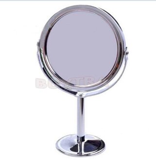 Vrouwen Dames Home Office Gebruik Make Up Spiegels Rvs Houder Cosmetische Badkamer Dubbelzijdig Bureau Make-Up Spiegel Dia