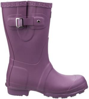 Vrouwen/dames Windsor Short Waterproof Pull On Wellington Boots (Paars) - EU 37 / UK 4