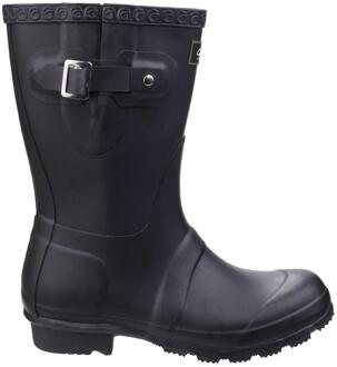 Vrouwen/dames Windsor Short Waterproof Pull On Wellington Boots (Zwart) - EU 42 / UK 8