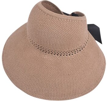 Vrouwen Dames Zomer Hoed Floppy Strand Zonnebrandcrème Fietsen Verstelbare Cap Strooien Hoed En Sombrero