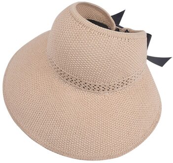 Vrouwen Dames Zomer Hoed Floppy Strand Zonnebrandcrème Fietsen Verstelbare Cap Strooien Hoed En Sombrero