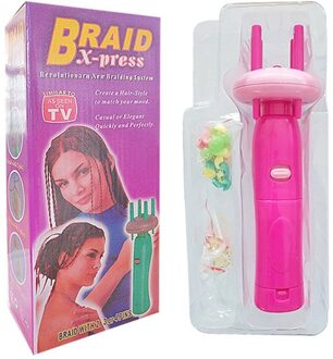 Vrouwen Draagbare Elektrische Automatische Diy Kapsel Tool Braid Machine Hair Weave Rolling Tool Twist Braider Apparaat Kit
